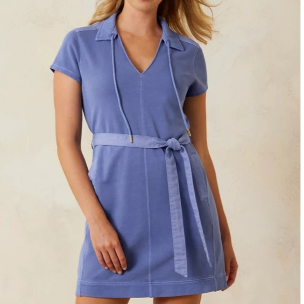 NWT Tommy Bahama Sunray Cove Long Sleeve Short Dress Sz L